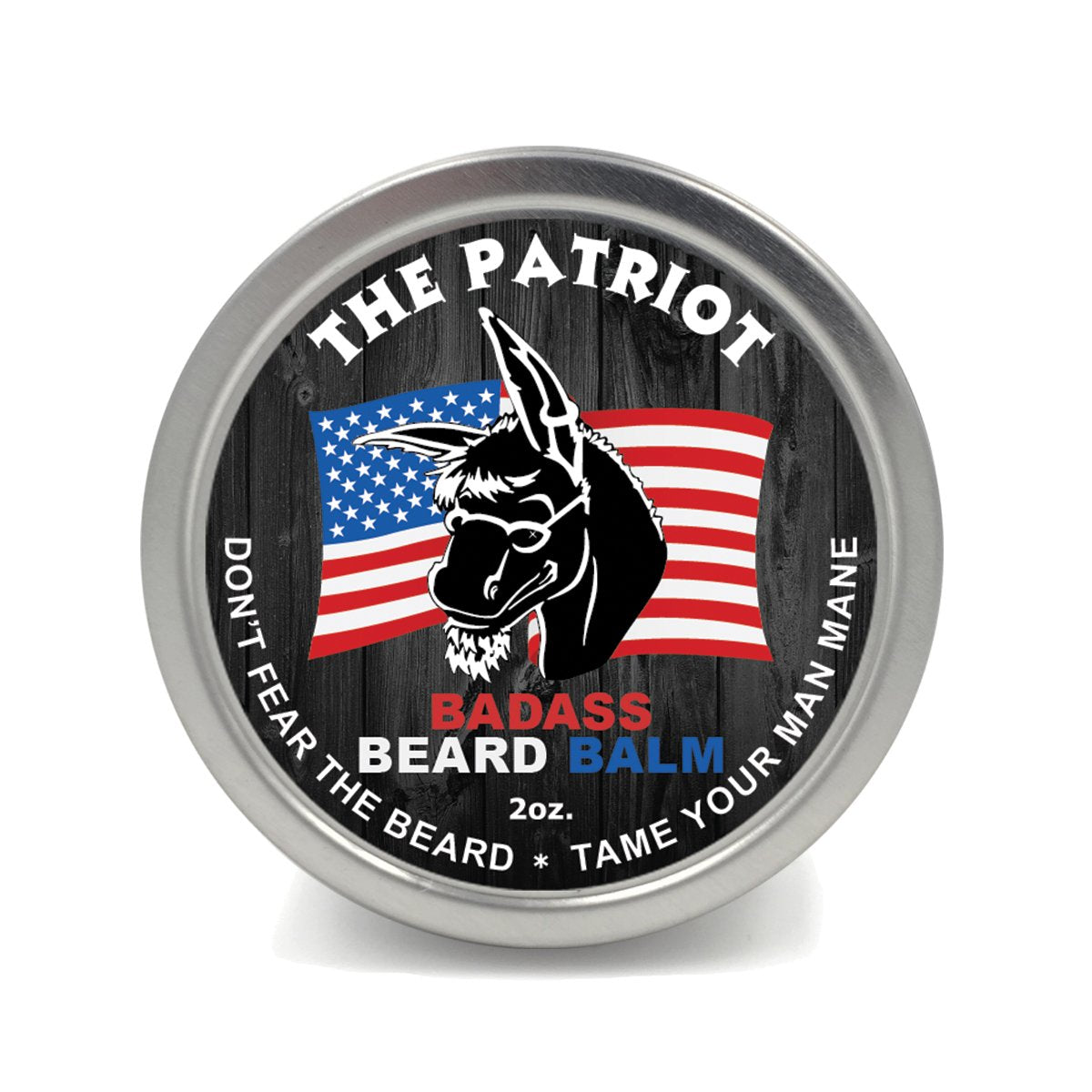 Badass Beard Care Beard Balm - The Patriot Scent, 2 Ounce - All Natural Ingredients, Keeps Beard and Mustache Full, Soft and Healthy, Reduce Itchy Beauty and Personal Care Badass Beard Care