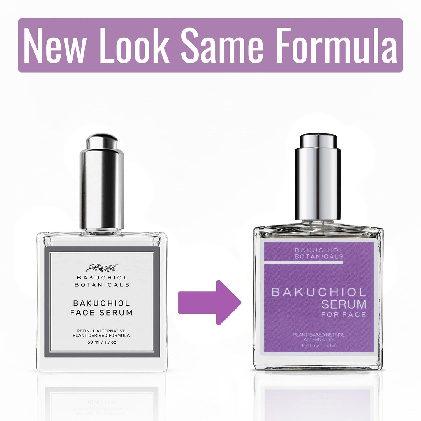 Bakuchiol Botanicals Facial Serum - Plant-Based Retinol - Evens Natural Tone & Complexion - Diminishes Blemishes & Damaged Cells - Smooth Skin Beauty & Personal Care Bakuchiol Botanicals