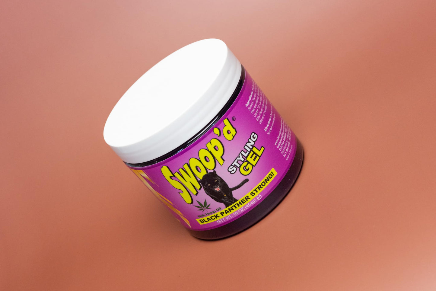 Black Panther Strong Swoop'd Styling Gel 16 Oz. with Hemp Oil For ALL HAIR TYPE Beauty & Personal Care BLACK PANTHER STRONG DIAMOND EDGES
