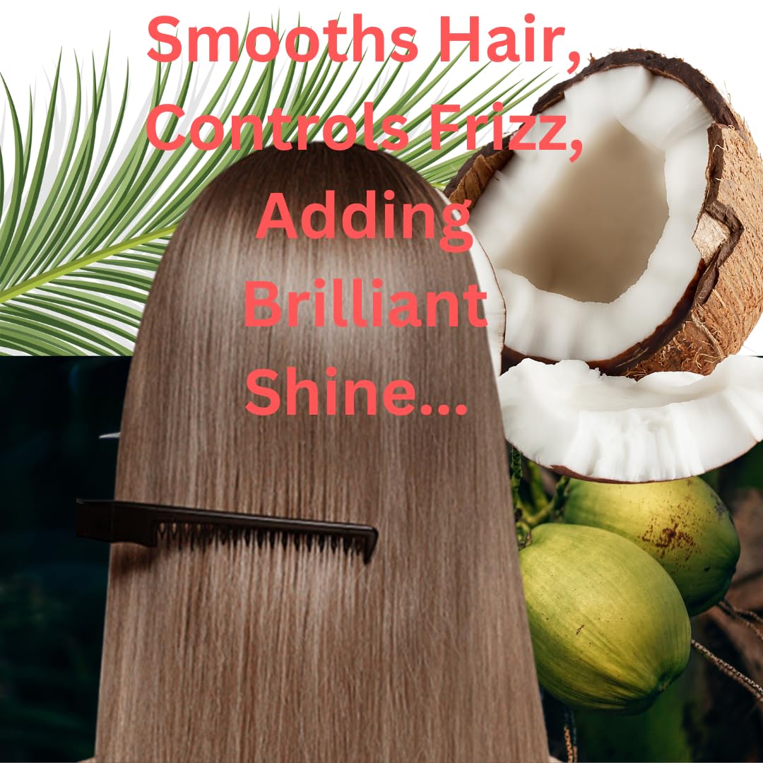 Coconut Daily Hydration Hair Care Bundle | Conditioner(17 Fl. oz), Shampoo(17 Fl.oz), Leave-in Conditioner(10 oz) | Hydrating, Fortify Beauty & Personal Care OLAZARAH