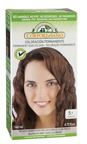 Corpore Sano Permanent Hair Colour (Does Not Contain:PPD, AMMONIA, RESORCINOL, PARABENS. (~ 5.7 Chocolate) Beauty & Personal Care Corpore Sano