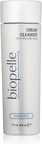 Biopelle Exfoliating Glycolic Acid (2.2%) Facial Cleanser Cream, 6 Fl Oz Beauty & Personal Care biopelle