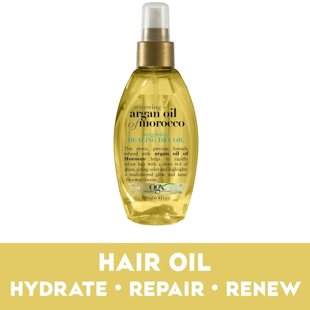 OGX Moroccan Argan Oil Weightless Dry Oil 4oz (3 Pack)