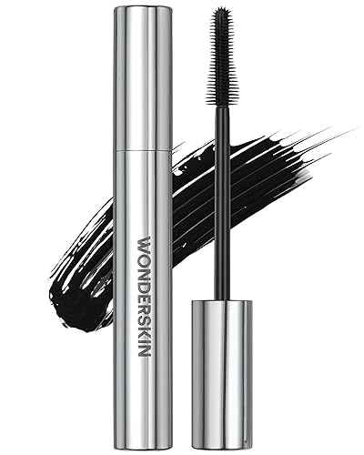 Wonderskin Mascara - Black Mascara for Volume, Length, and Curl - Lengthening, Volumizing & Smudge Proof Lash Makeup Beauty & Personal Care Wonderskin
