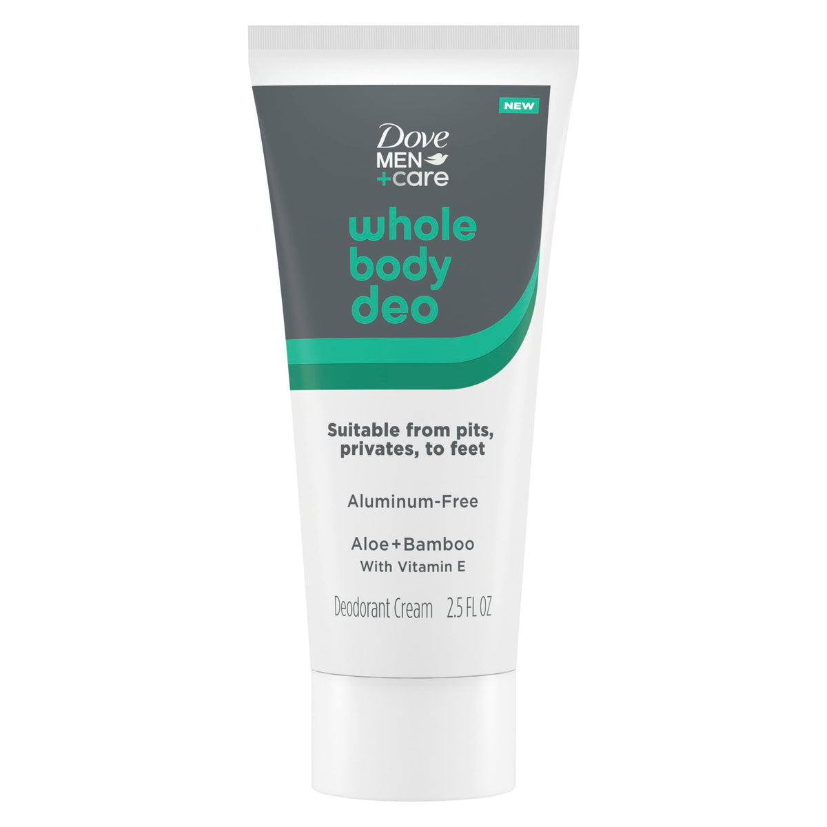 DOVE MEN + CARE Whole Body Deo Aluminum-Free Deodorant Cream Aloe + Bamboo Suitable from Pits, Privates, to Feet 2.5 fl oz Beauty and Personal Care DOVE MEN + CARE