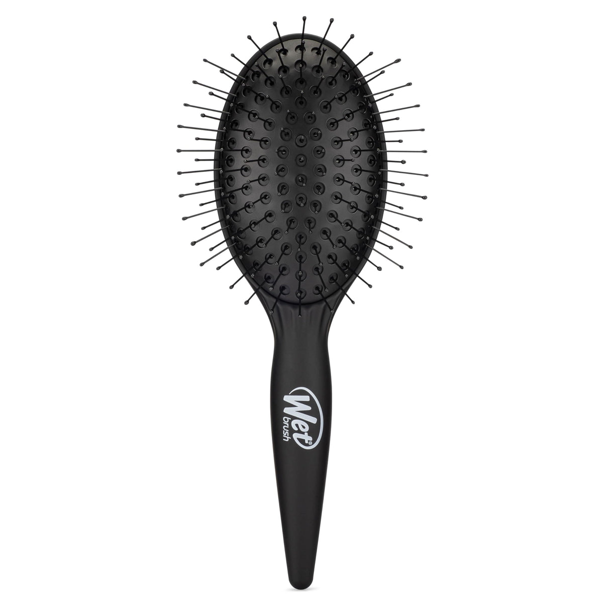 Wet Brush Easy Blowout Detangling Hair Brush, Black, Edgeless HeatFlex Bristles for Blow Dry, Ergonomic Soft-Touch Handle, Maximum Volume, Ceramic