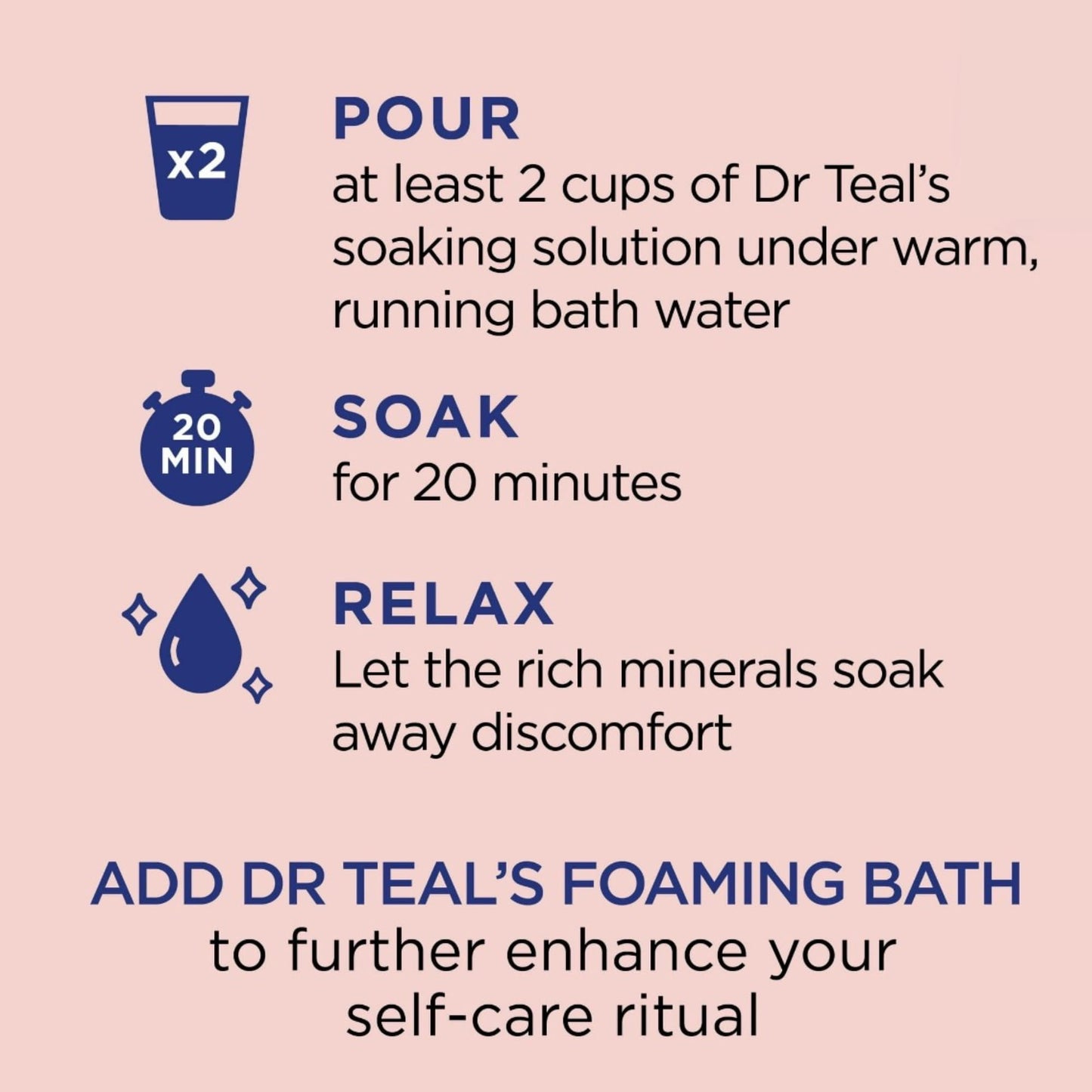 Dr Teal's Limited Edition Strawberry Serenade Pure Epsom Salt and Foaming Bath Set with Basil & Orange Beauty and Personal Care Dr Teal's