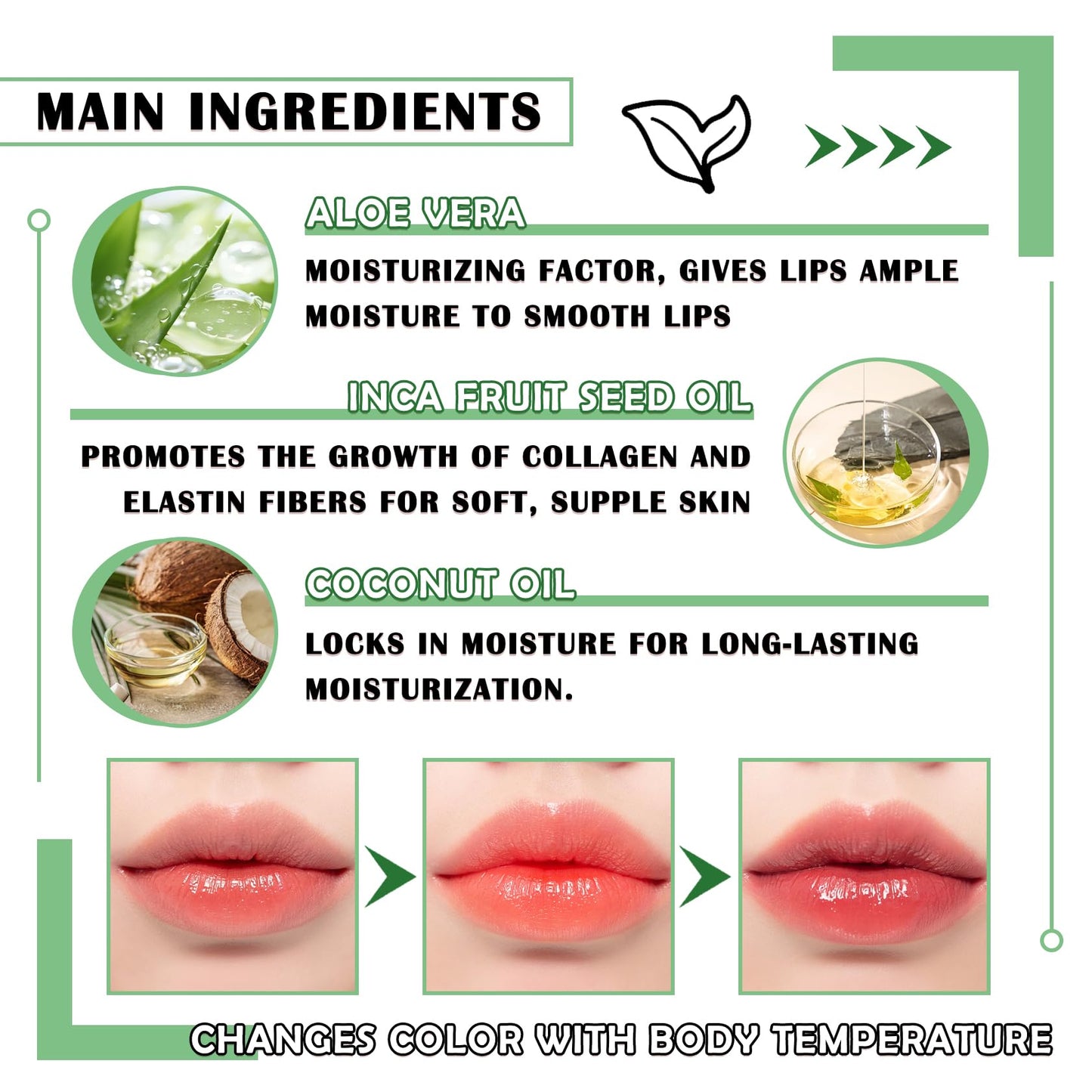4PCS Aloe Vera Color Changing Lipstick,Temperature Color Change Lip Gloss Makeup Set,Waterproof Long Lasting Aloe Vera Tinted Lip Balm Beauty & Personal Care DWDiWen