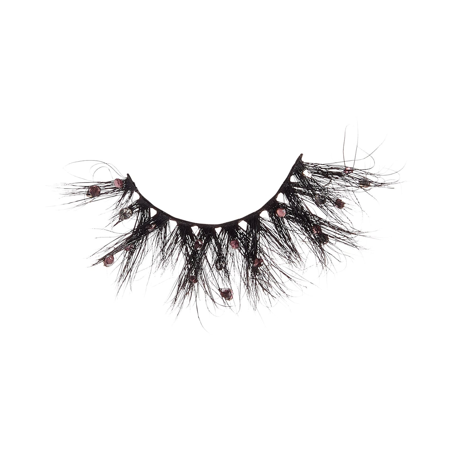 Vluxe by iEnvy Lashes with Rhinestones Masterpiece Mink Lashes, Diamond False Eyelashes (Golden Phantom) Beauty & Personal Care i•ENVY