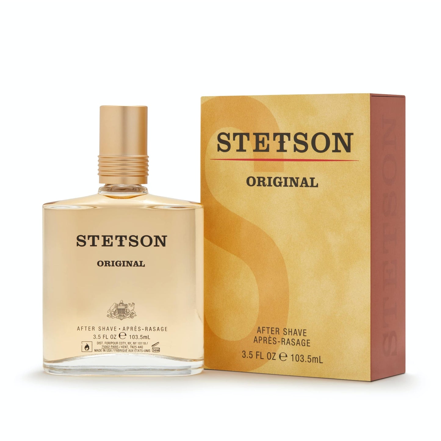 Stetson Original Aftershave - After Shave Splash for Men - Earthy and Woody Aroma with Fragrance Notes of Citrus, Patchouli, and Tonka Bean - 3.5 Fl Beauty & Personal Care Stetson