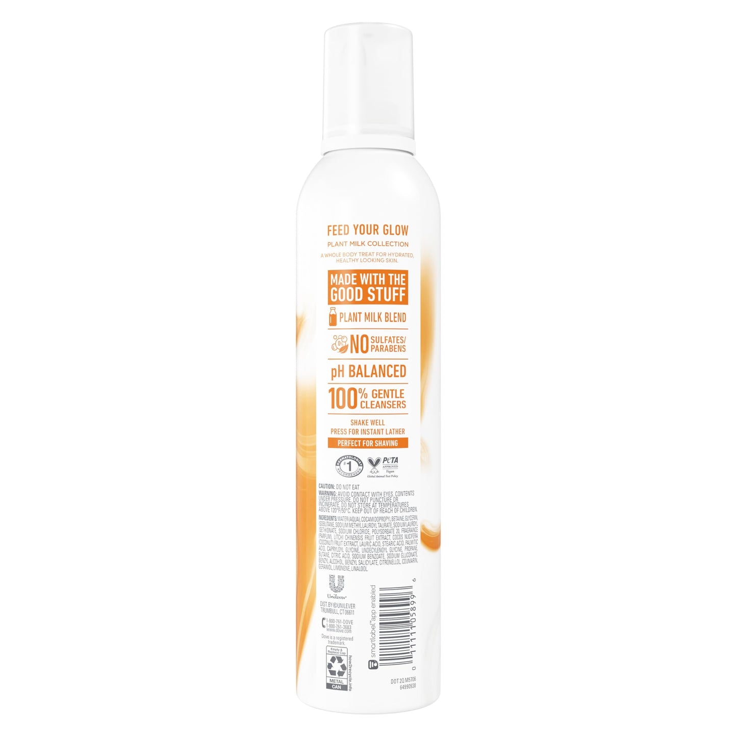 Dove Whipped Shower Foam Coconut & Lychee For Women for Hydrated & Soft Skin 10.3 OZ Beauty & Personal Care Dove
