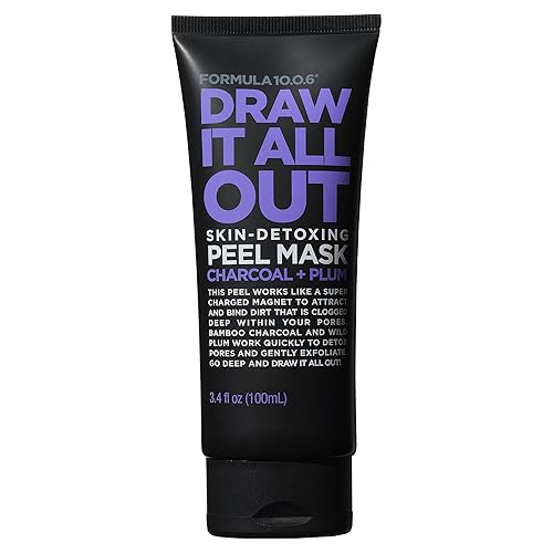 FORMULA 10.0.6 - Draw It All Out Skin-Detoxing Charcoal Peel Mask 3.4 fl oz (100ml) Beauty & Personal Care FORMULA 10.0.6