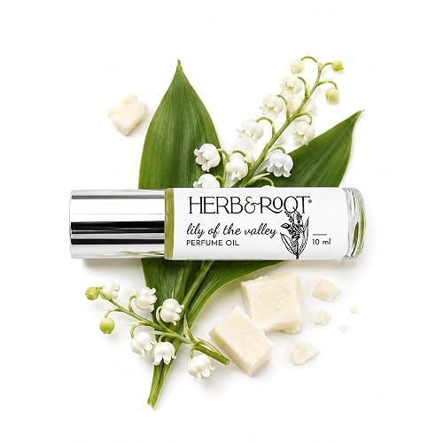 Herb & Root Lily of the Valley Perfume for Women Oil Roll On | Light, Fresh Muguet Fragrance | Long-Lasting, Clean, Alcohol-Free Scent Beauty & Personal Care Herb & Root