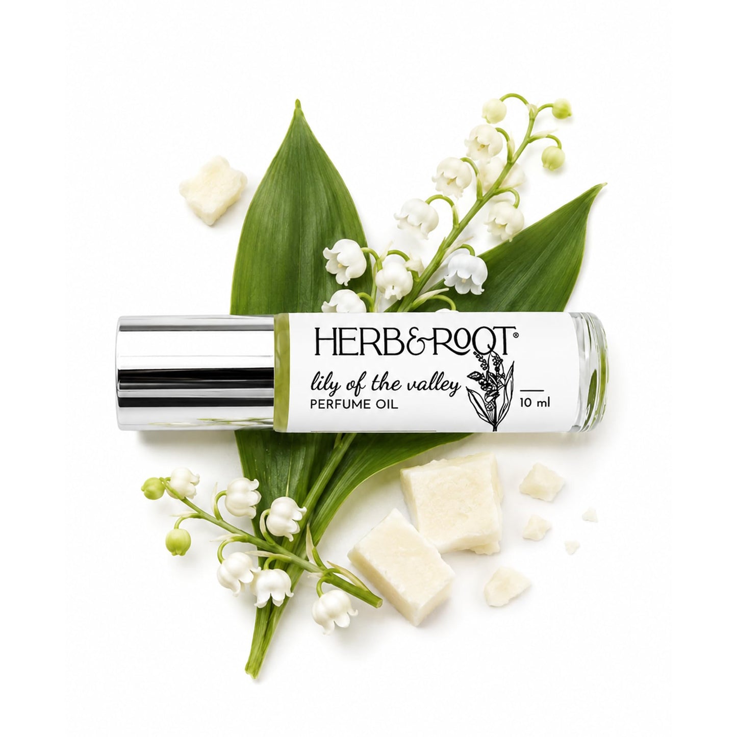 Herb & Root Lily of the Valley Perfume for Women Oil Roll On | Light, Fresh Muguet Fragrance | Long-Lasting, Clean, Alcohol-Free Scent Beauty & Personal Care Herb & Root