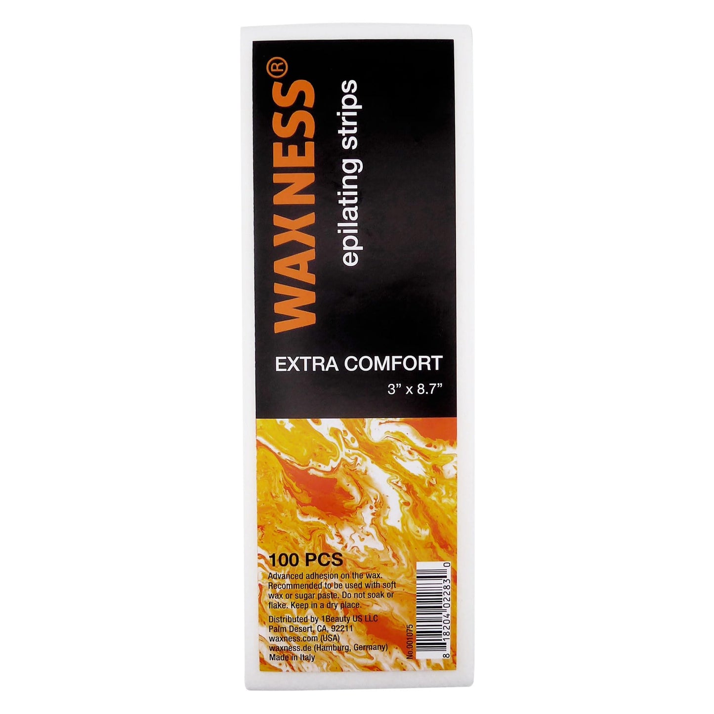 Waxness Extra Comfort Epilating Strips White 2.75 x 7.83 inch 1 Pack of 100 Strips Beauty and Personal Care Wax Necessities