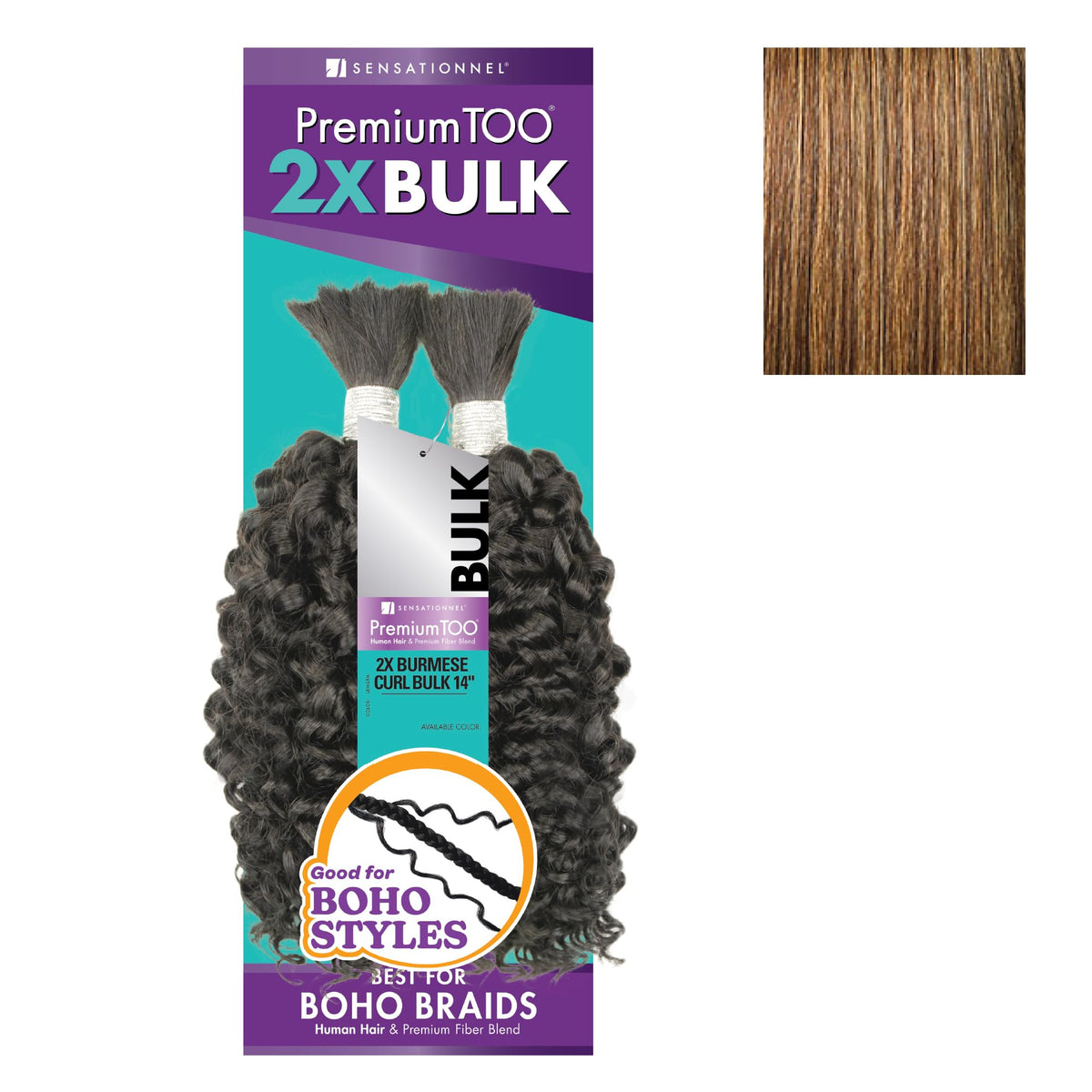 Sensationnel PremiumToo Bulk Weaving-2X Burmese Curl,14 inch, S4/27