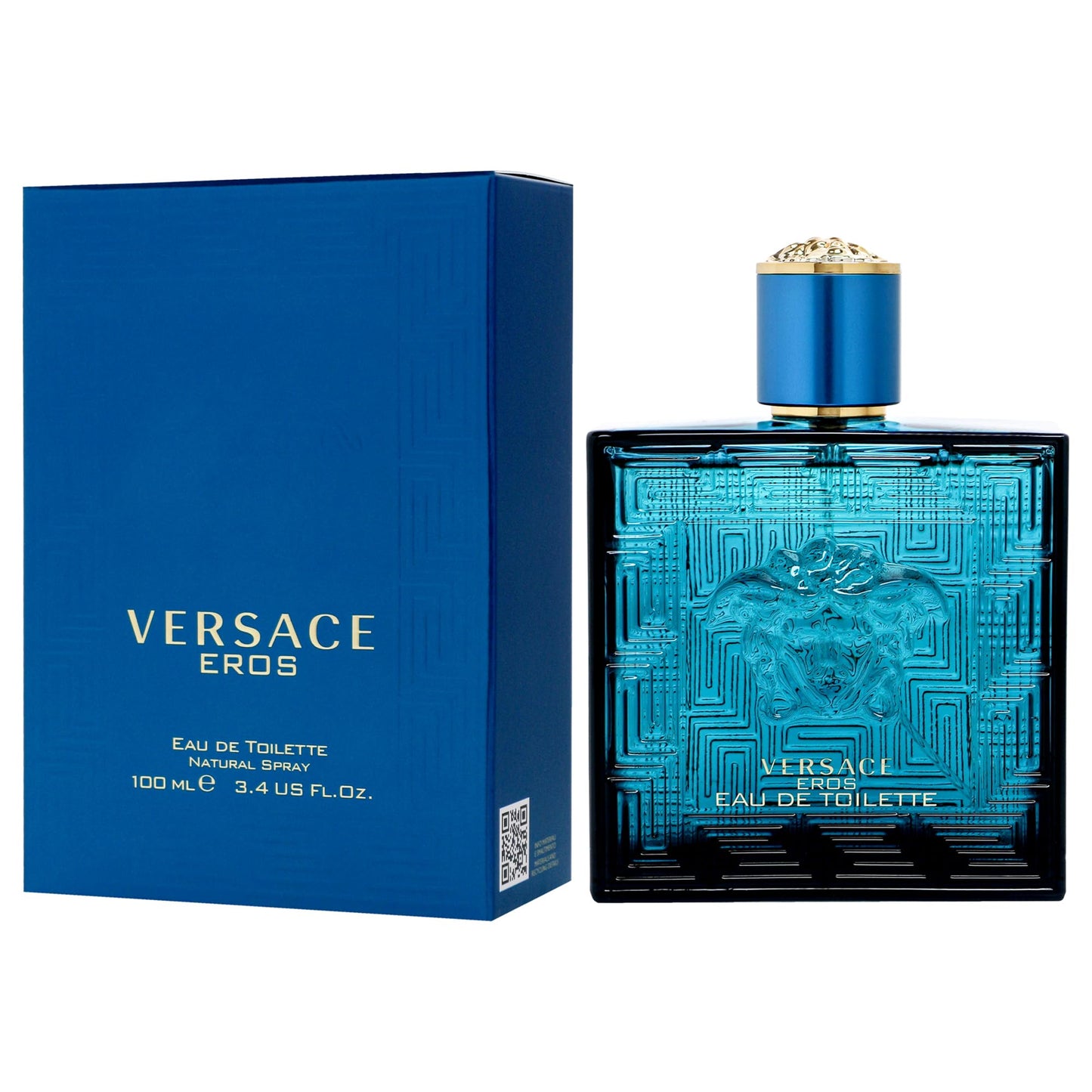 Versace Eros Eau de Toilette Spray for Men, 3.4 Fl Oz Beauty & Personal Care Versace