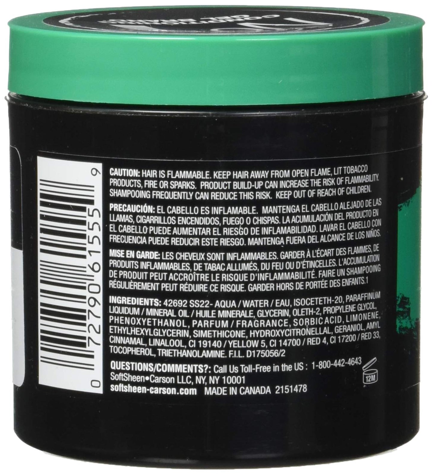 Soft Sheen Carson Lets Jam Condition & Shine Gel Regular Hold Jar (130ml), 4.4 Oz Beauty & Personal Care SoftSheen