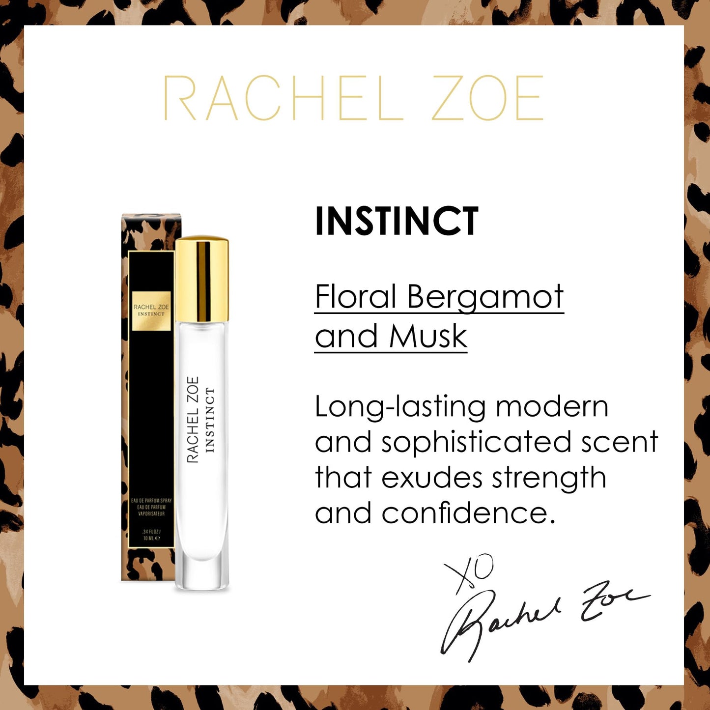 Rachel Zoe Instinct - 0.34 oz Eau de Parfum Mini Spray - Perfectly Balanced Feminine Perfume for Women - Awaken the Senses with a Lasting Signature Beauty & Personal Care Rachel Zoe