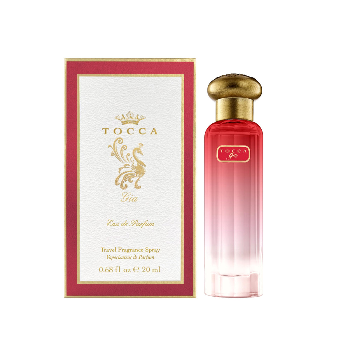 Tocca Women's Perfume, Gia Fragrance, 0.68 oz (20 ml) - Warm Floral, Pink Peppercorn, Tangerine, Turkish Rose - Hand-Finished Bottle Beauty & Personal Care Tocca