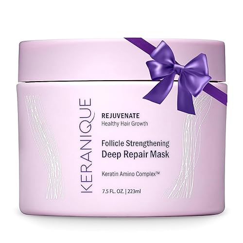 Keranique Hair Mask: Deep Repair & Hydration for Dry, Damaged Hair - Keratin Protein Boost for Fine Strands - Intense Moisturizer for Women Beauty & Personal Care Keranique