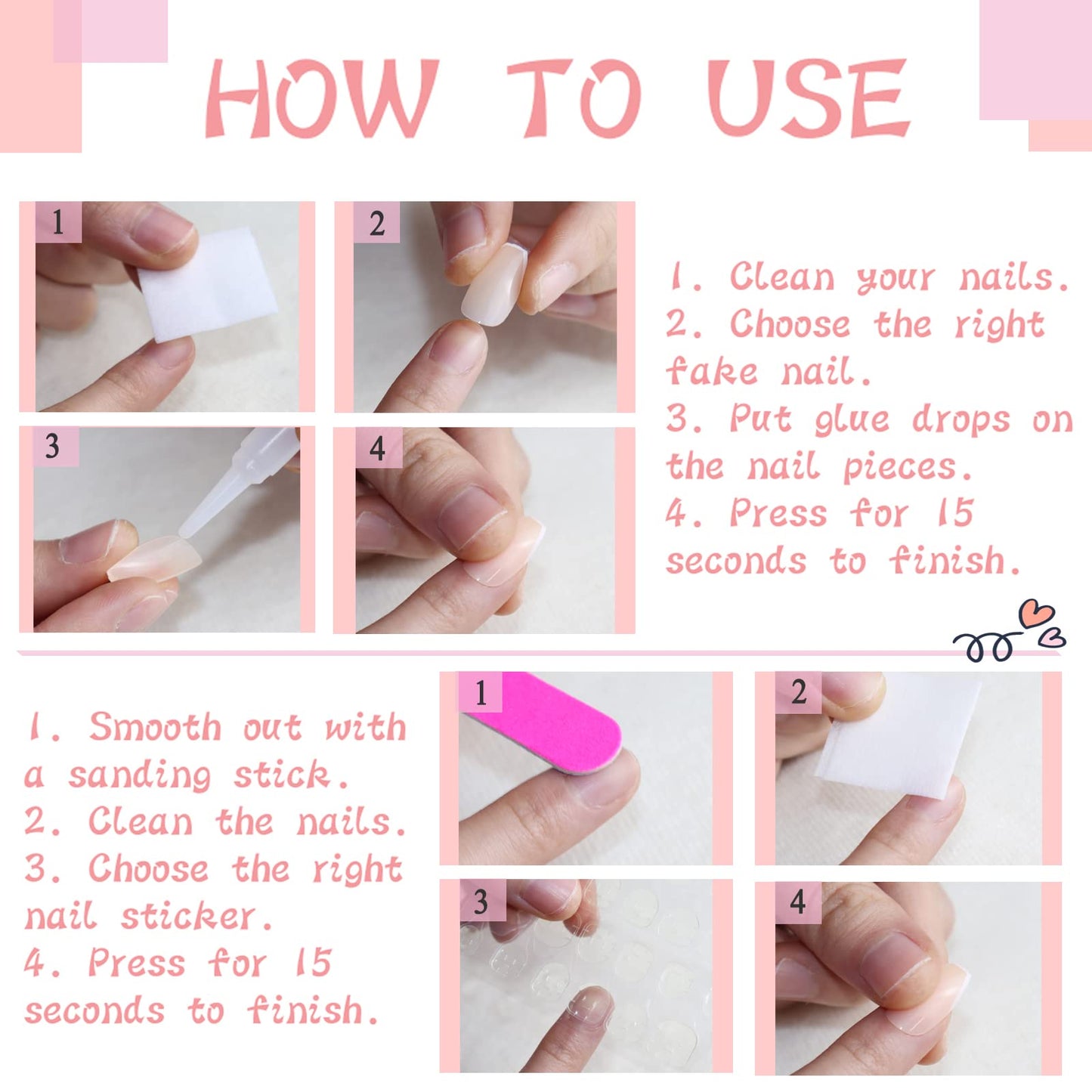 IMSOHOT Glossy Flower Press on Nails Medium Length Green Coffin Fake Nails French Cute False Nails Ballerina Glue on Nails for Women and Girls Beauty & Personal Care IMSOHOT