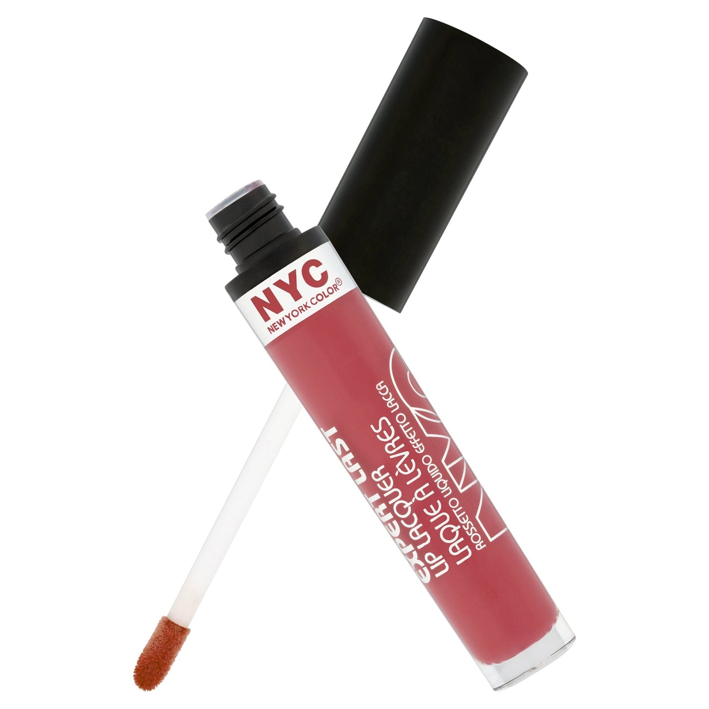 N.Y.C. New York Color Expert Last Lip Lacquer, Big City Berry, 0.15 Fluid Ounce Beauty & Personal Care NYC