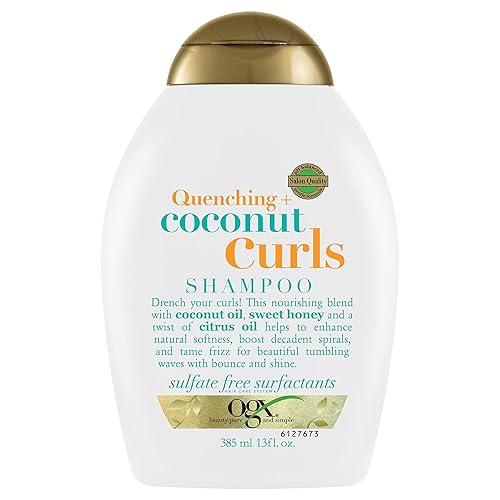 Organix Quenching Plus Curls Shampoo, Coconut, 13 Fluid Ounce Beauty & Personal Care OGX