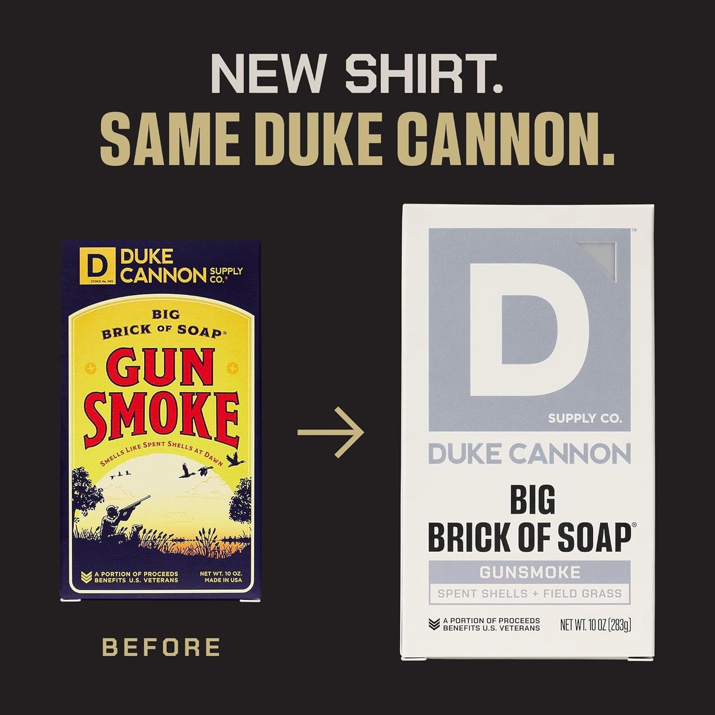 Duke Cannon Supply Co. Extra Large Bar Soap - Men's Natural Bar Soap with a Masculine Scent - Spent Shells + Field Grass - Body Soap for Men - All Beauty & Personal Care Duke Cannon Supply Co.
