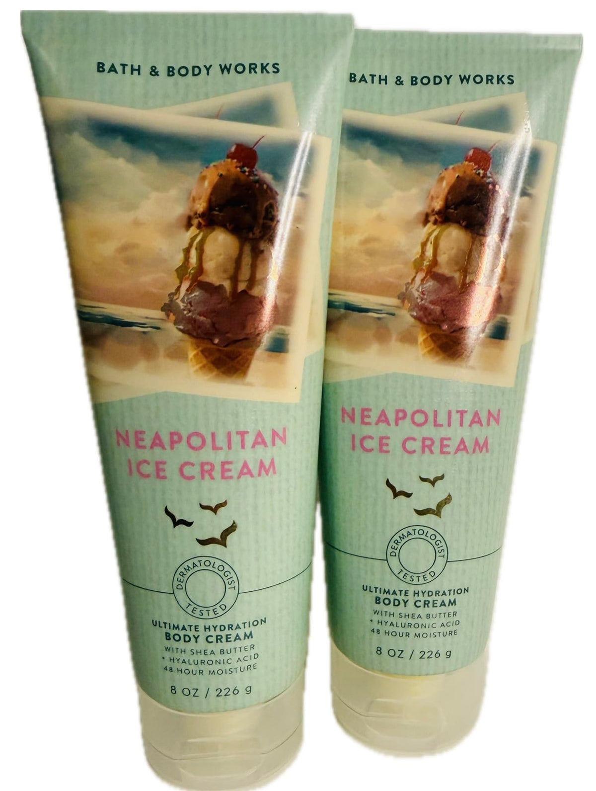 Bath & Body Works Neapolitan Ice Cream Body Cream - Pack of 2