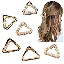 Yusier 6 PCS Small Hair Claw Clips 2 Inch Acetate Hair Jaw Clips 6 Colors Fashion Leopard Claw Hair Clips for Women Girls Beauty & Personal Care Yusier