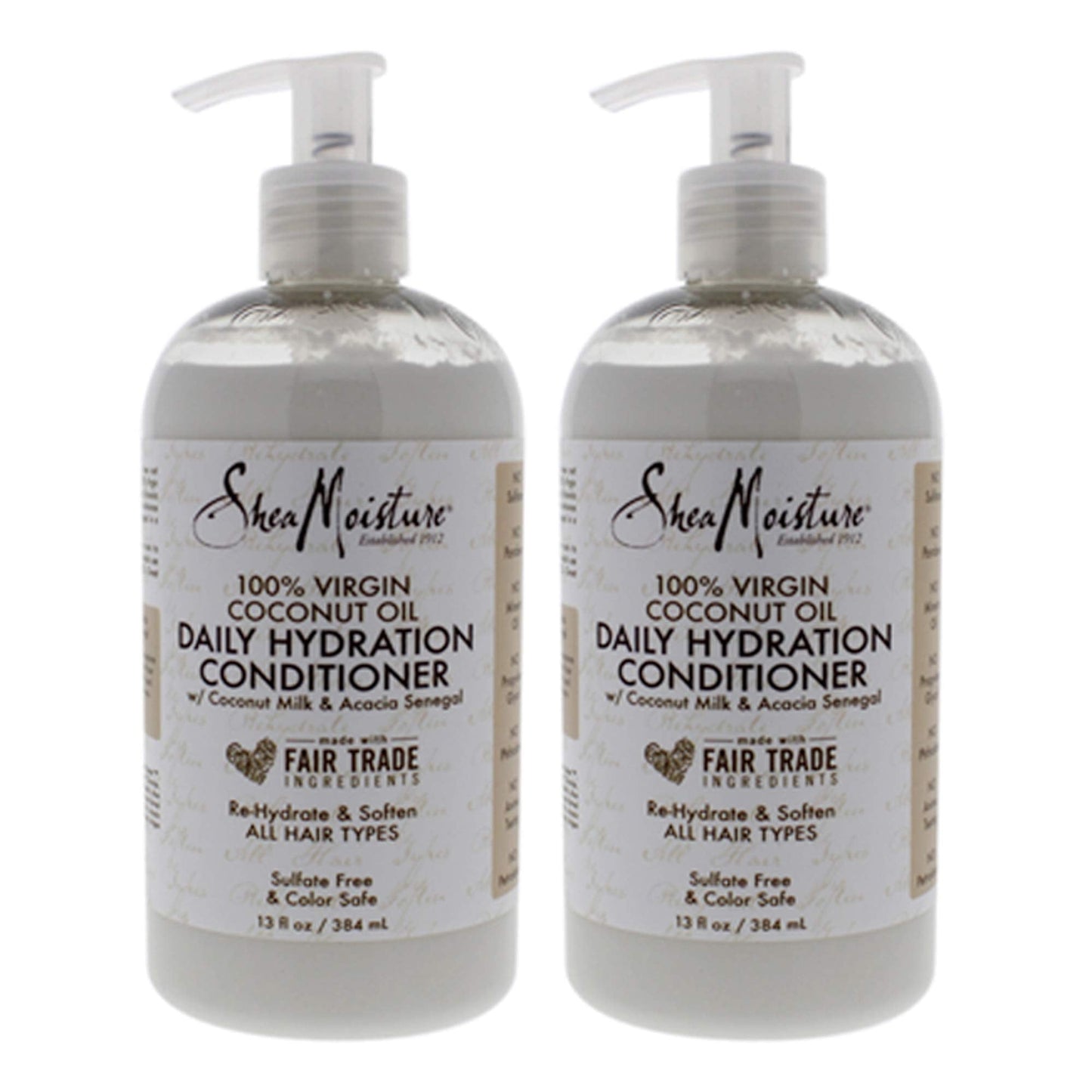 Shea Moisture 100% Virgin Coconut Oil Conditioner 13 Ounce (384ml) (2 Pack) Beauty & Personal Care SheaMoisture
