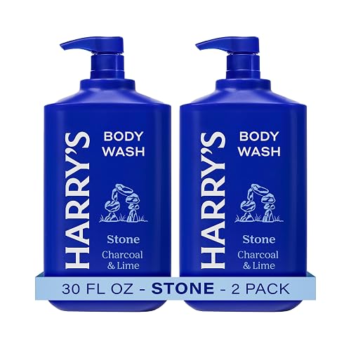 Harry's Men's Body Wash with Pump- Stone - (2 Pack) 30 fl oz - Shower Gel for Men - No Parabens, Sulfates, or Dyes Beauty & Personal Care Harry's