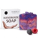 Marbela Cosmetics Velvet Berry Handmade Soap Bar - Hydrating Sweet Fruity Body Soap for Soft Skin, Face & Hands - Vegan Cruelty Free Artisan 3.5 Oz Beauty & Personal Care Marbela