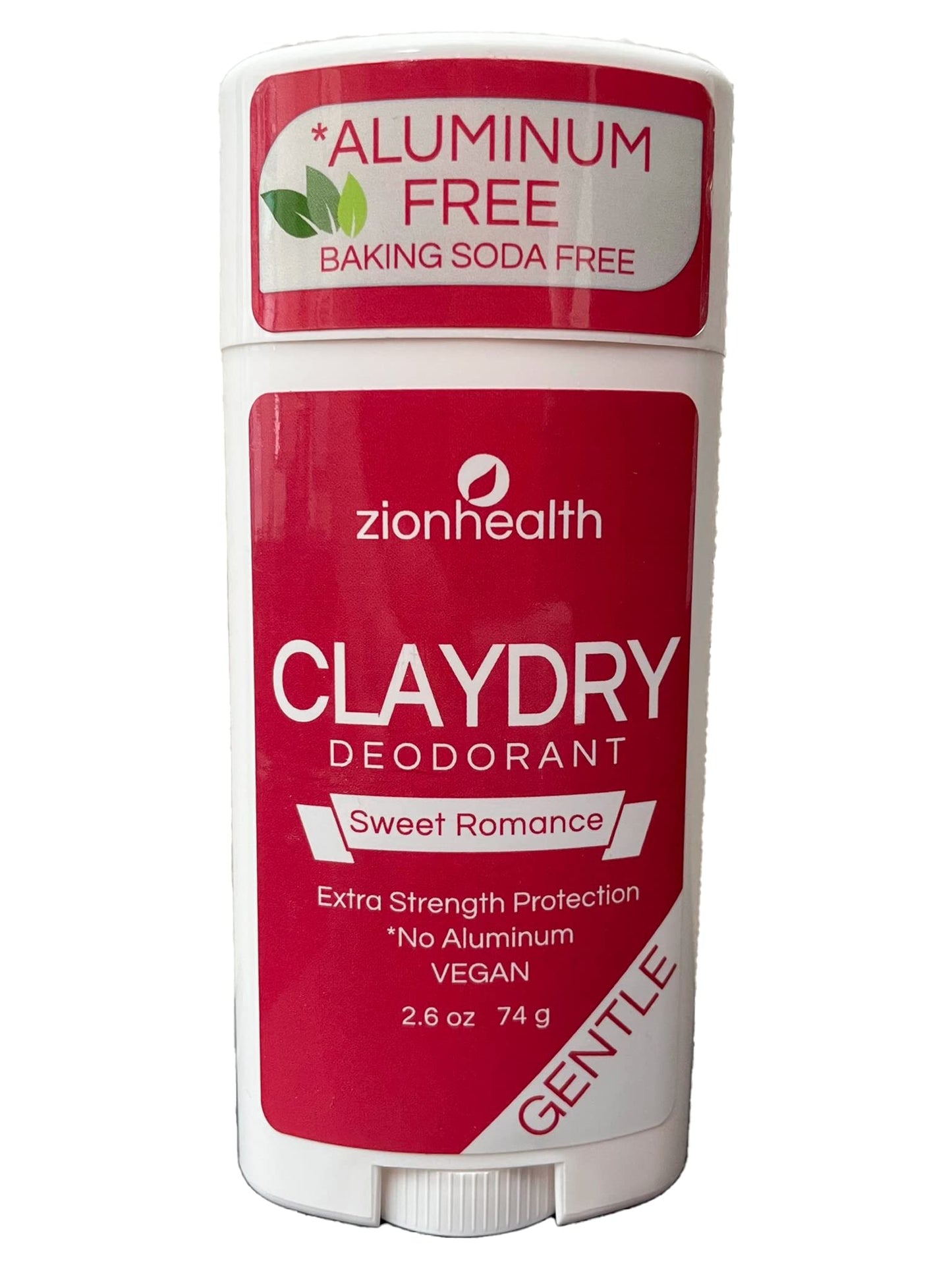 Zion Health Clay Dry Gentle Deodorant Stick 2.6 OZ Sweet Romance Beauty and Personal Care Zion Health