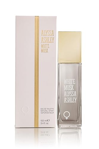 Alyssa Ashley White Musk - Luxurious Perfumes for Women with Sicilian Bergamot and Ylang Ylang - Long Lasting Women Perfume - 3.4 oz EDT Spray Beauty & Personal Care ALYSSA ASHLEY
