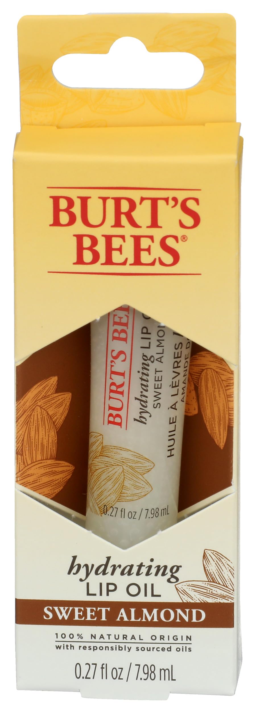 Burt's Bees Hydrating Lip Oil With Sweet Almond Oil By Burts Bees for Unisex - 0.27 Oz Lip Oil, 0.27 Oz Beauty & Personal Care Burt's Bees