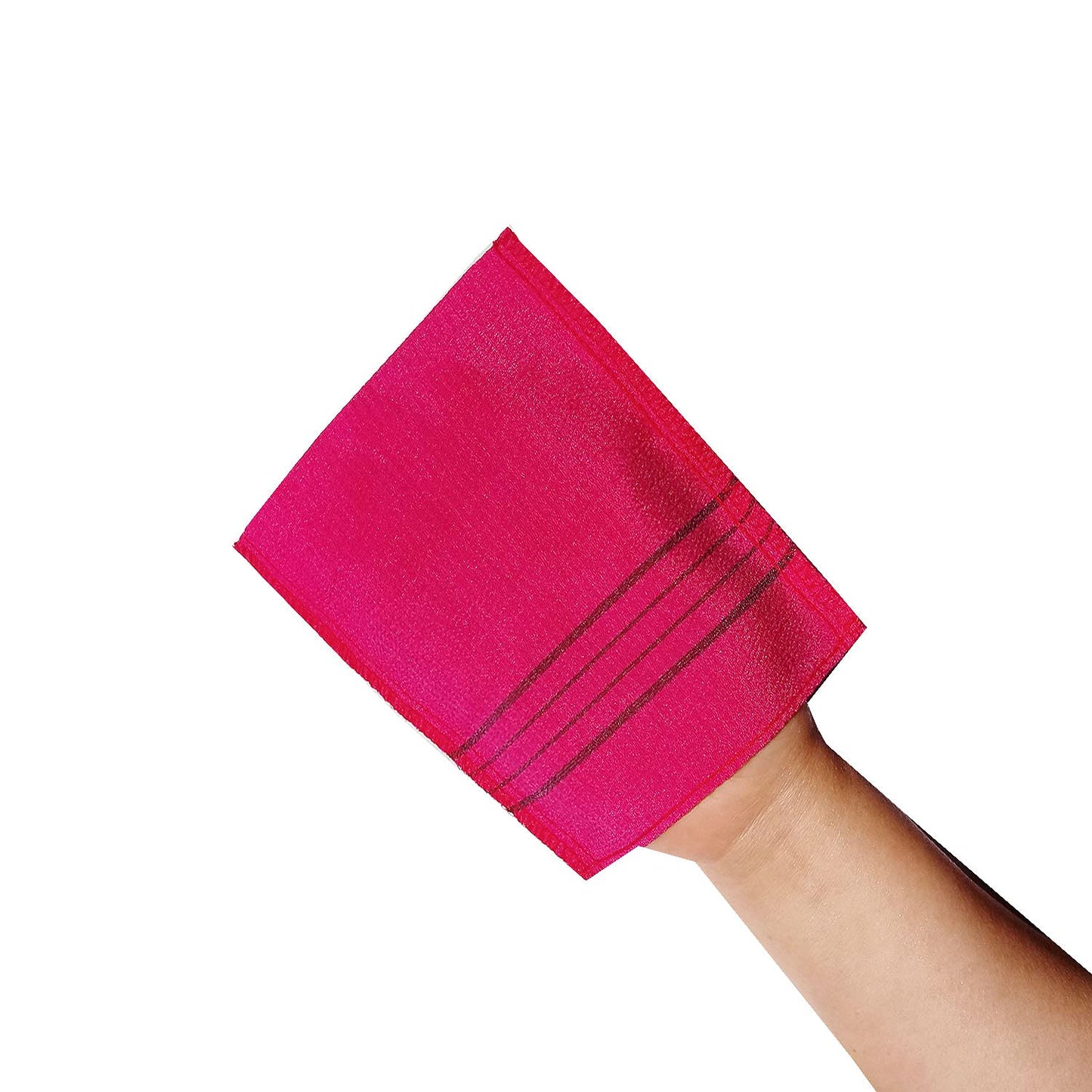 NOPIGO Korean Asian Exfoliating Bath Washcloth Mitt for Remove Dead Skin.Exfoliating Body Scrubber.Exfoliating Gloves for Body Scrub (Green2 Red2) Beauty and Personal Care NOPIGO