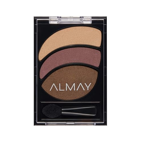 Almay Shadow Trio Palette, Longlasting Smoky Eyeshadow Makeup, Three Shades, Hypoallergenic, 020 Smoldering Embers, 0.19 oz Beauty & Personal Care Almay