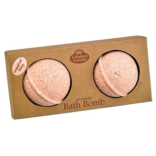 Fabulous Frannie Grapefruit Ylang Ylang Natural, Handmade Bath Bomb, Rich in Essential Oil, Salt, Coconut Oil, Witch Hazel, Ultra Plush Spa Fizzies… Beauty & Personal Care Fabulous Frannie