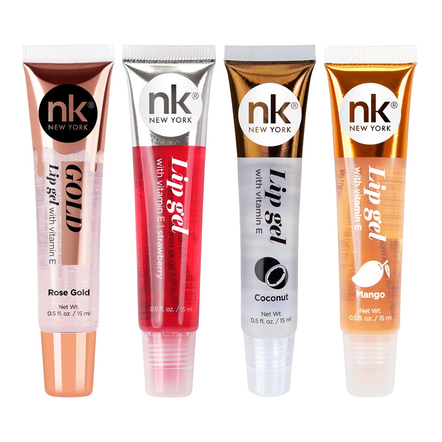 NICKA K NEW YORK Lip Gel, Hydrating, Lightweight, Glides on Effortlessly, Non Sticky Finish Lip Gel Colors Beauty & Personal Care NICKA K NEW YORK