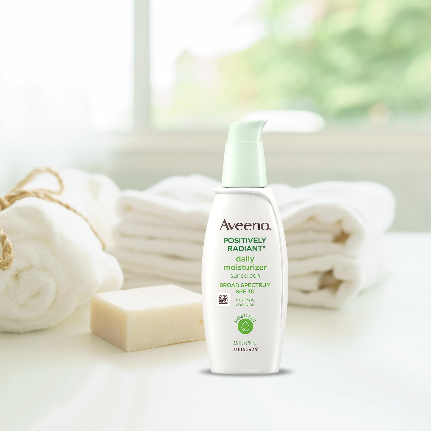 Aveeno Active Naturals Positively Radiant Daily Moisturizer SPF-30, UVA/UVB Sunscreen, 2.5-Ounce Bottles (Pack of 2) Beauty & Personal Care Aveeno