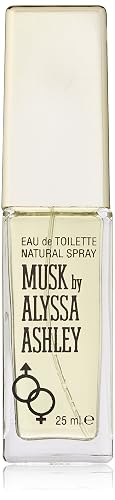 Alyssa Ashley Musk - Perfume for Men and Women with Citrus and Sicilian Bergamot - Travel Size Perfume Mini Fragrances - 0.85 oz EDT Spray Beauty & Personal Care ALYSSA ASHLEY
