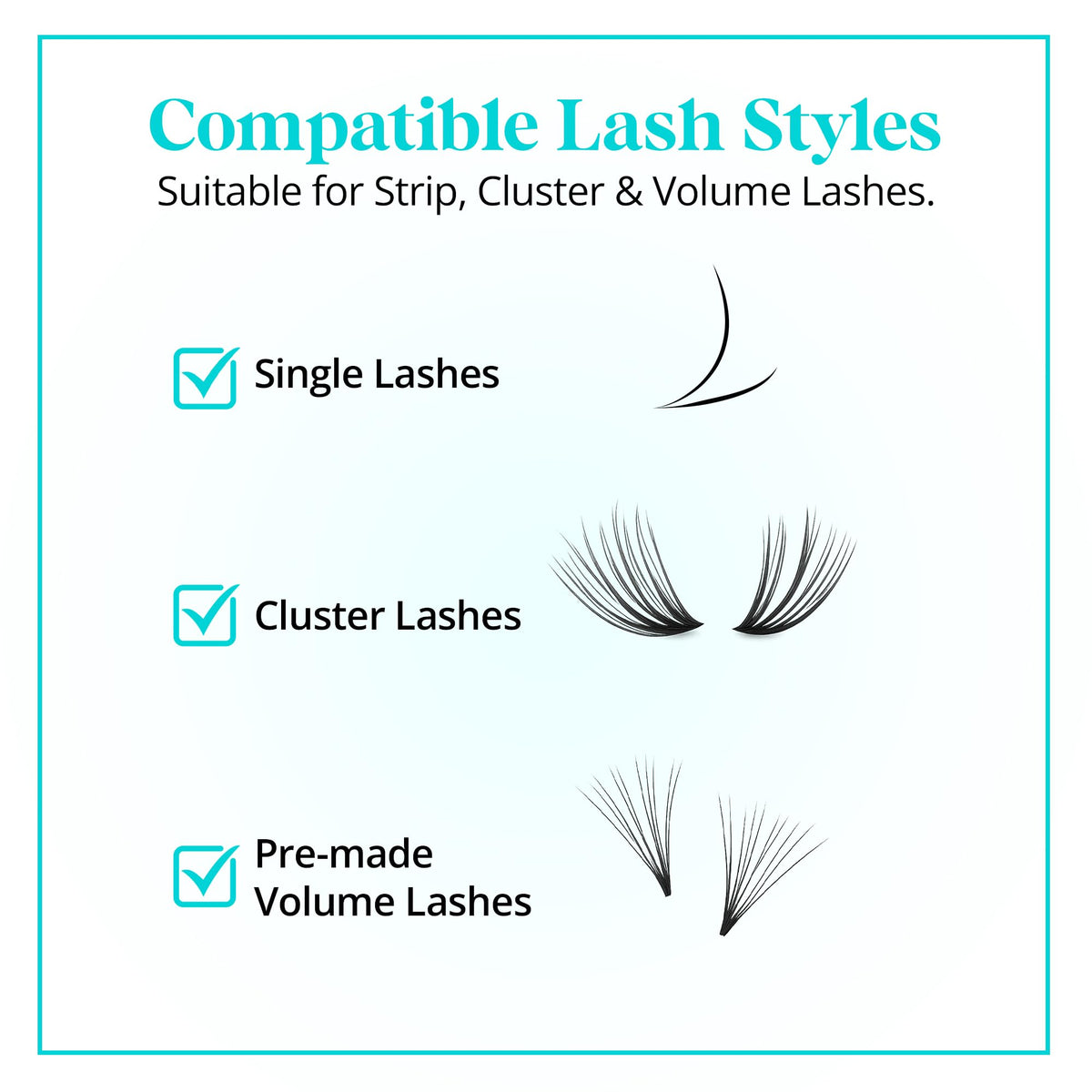 #1Eyelash Extension Premium Professional Adhesive Glue, Black, 0.34 Fl Oz, Made in USA, Water Resistant for License Used only.