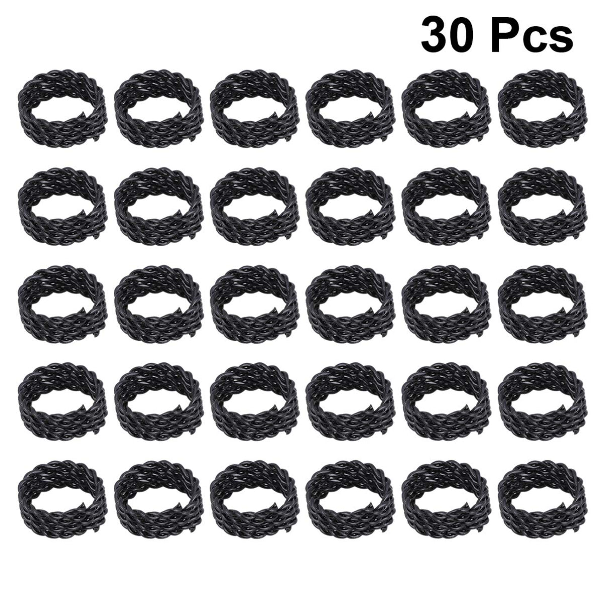 HEALLILY 30pcs Dreadlocks Beads Hair Braids Accessories Adjustable Crimp Rings for Hair Extension Secure Clip Cuffs for Braiding Easy to Put on and