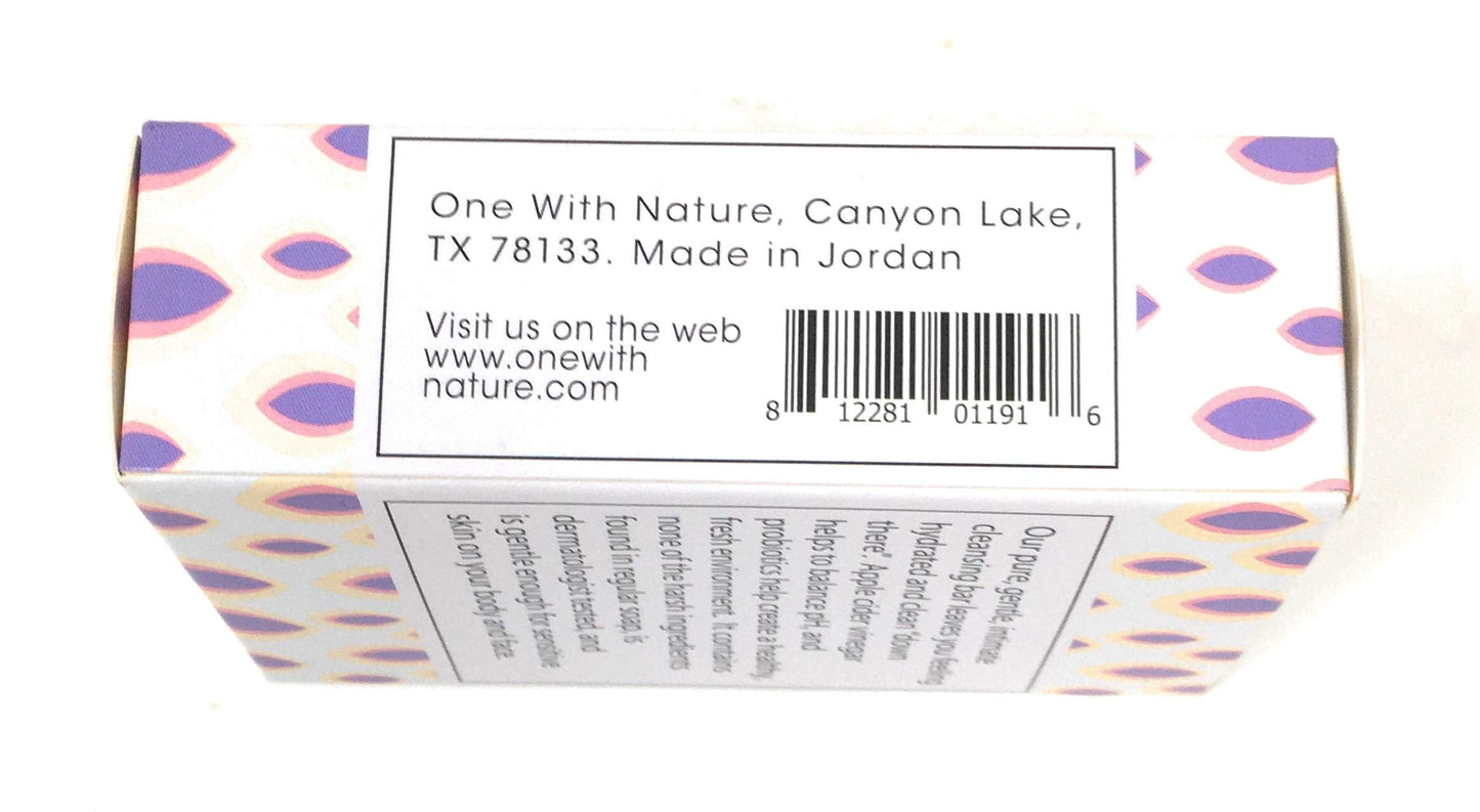 One With Nature, Soap Bar Cleansing Intimate Down There Frag Free, 3.5 Ounce Beauty & Personal Care One With Nature
