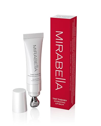 Mirabella Tint Theory Hydrating Lip Balm - High Shine Clear Lip Balm Gloss | Nourishing Hydration with Vitamin E & Jojoba Oil | Non-Sticky Finish Beauty & Personal Care Mirabella