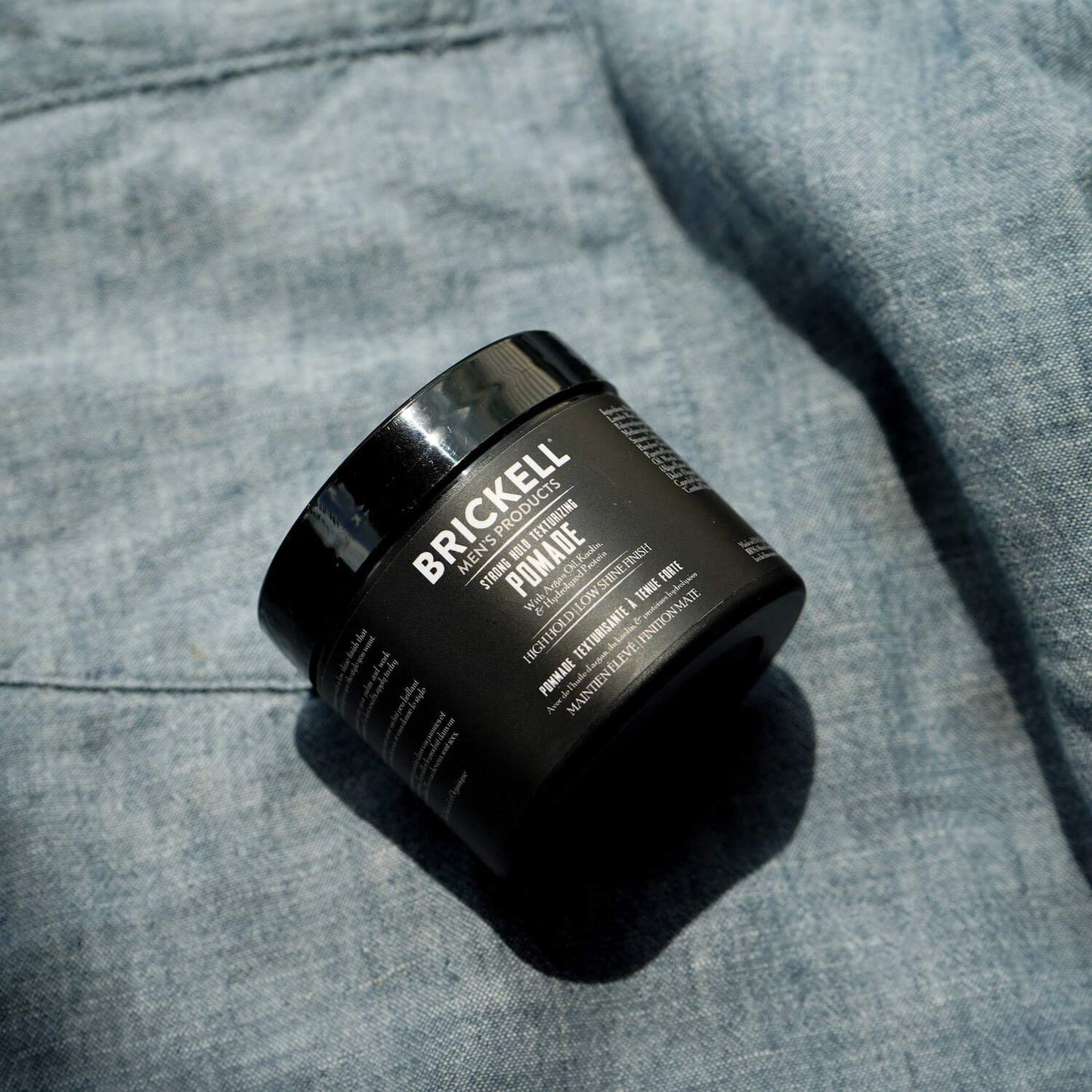 Brickell Men's Products Strong Hold Texturizing Pomade For Men, Natural and Organic, Pliable Hair Styling Fiber Pomade, 2 Ounce, Scented Beauty & Personal Care Brickell Men's Products