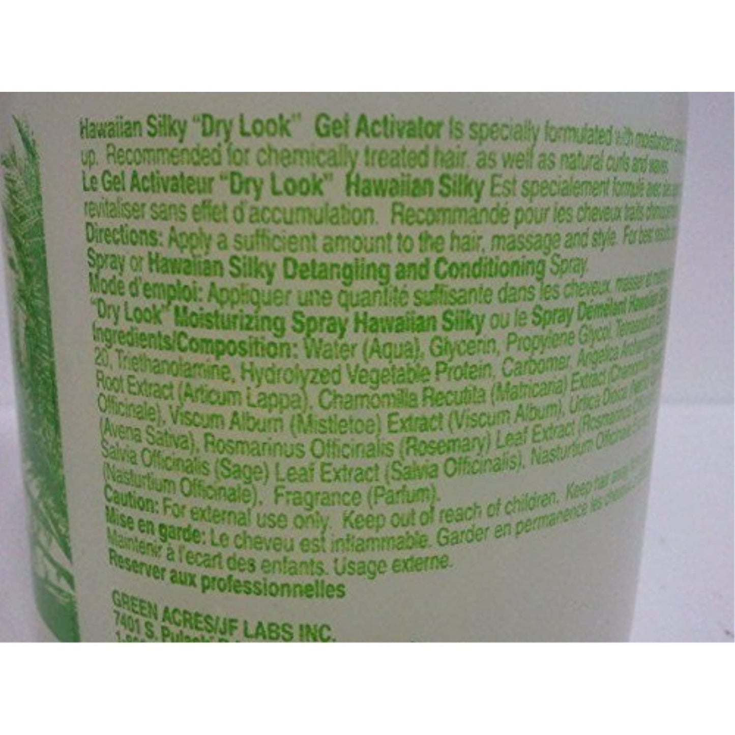 Hawaiian Silky dry look gel activator 8 fluid ounce, Green, 8 Fl Ounce Beauty & Personal Care Hawaiian Silky