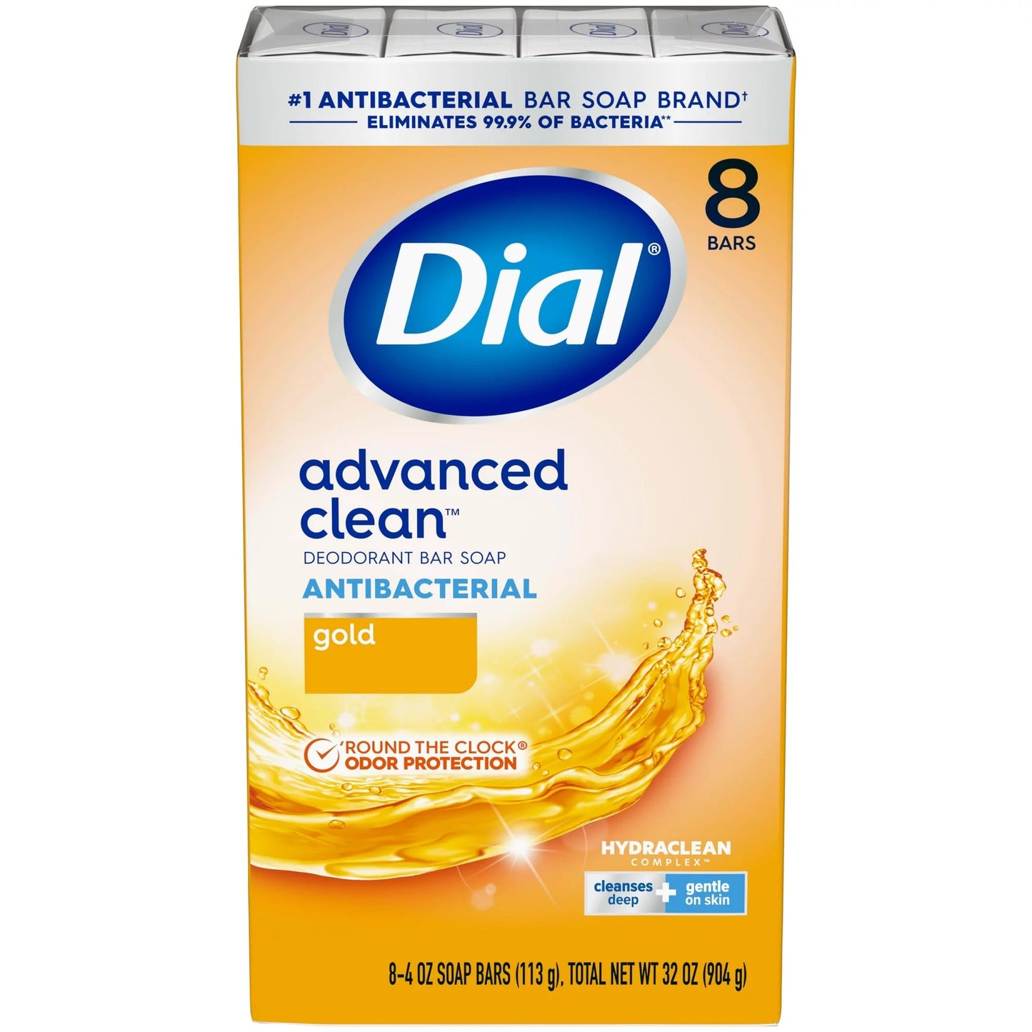 Dial Bar Gold Antibacterial Deodorant Soap, 4 oz ea 8 Count(Pack of 3) Beauty & Personal Care Dial